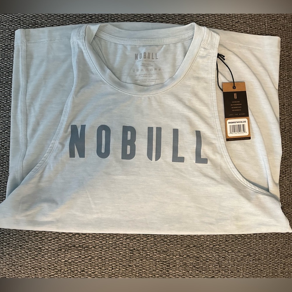 *NWT* NOBULL TANK: XS, ICE BLUE